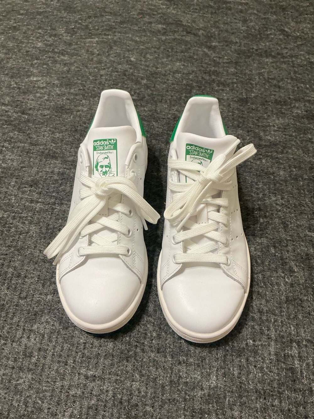 Adidas Stan Smith Size 5.5 White Green Casual Sneakers B24105